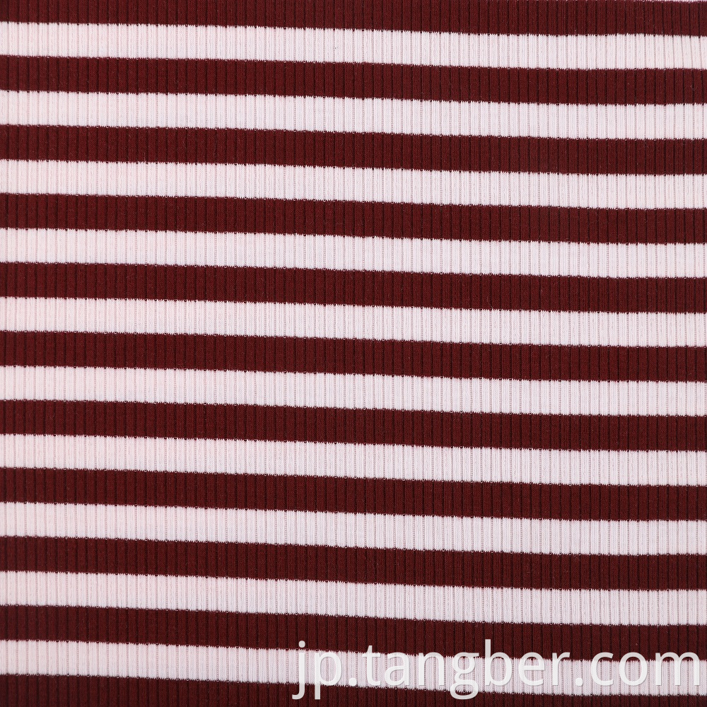 ribbed stretch fabric